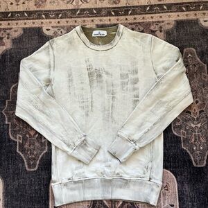 Stone Island Hand Corrosion Crewneck Sweater